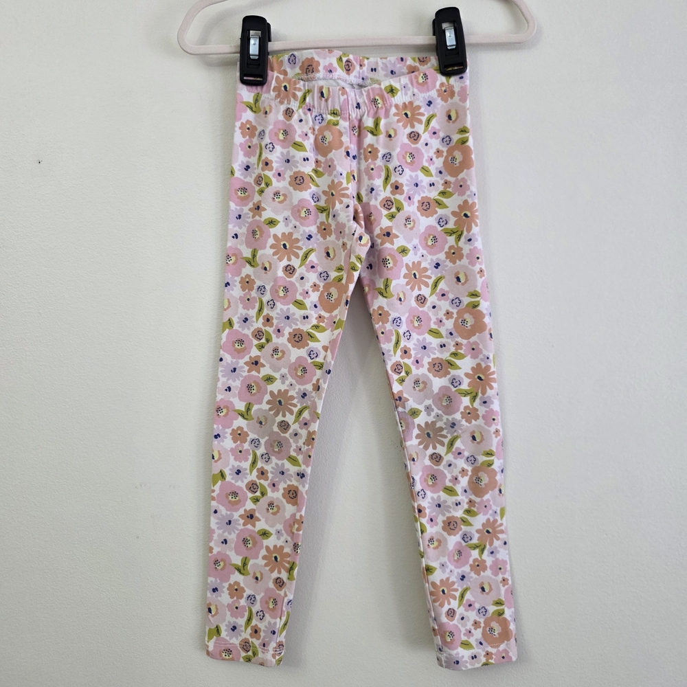 Cat & Jack Light Pink Floral Leggings